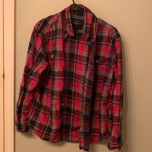 American eagle classic fit button up